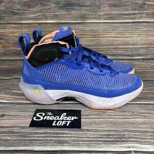 Air Jordan XXXVII 37 Women's Blue Athletic Basketball Shoes Size 7